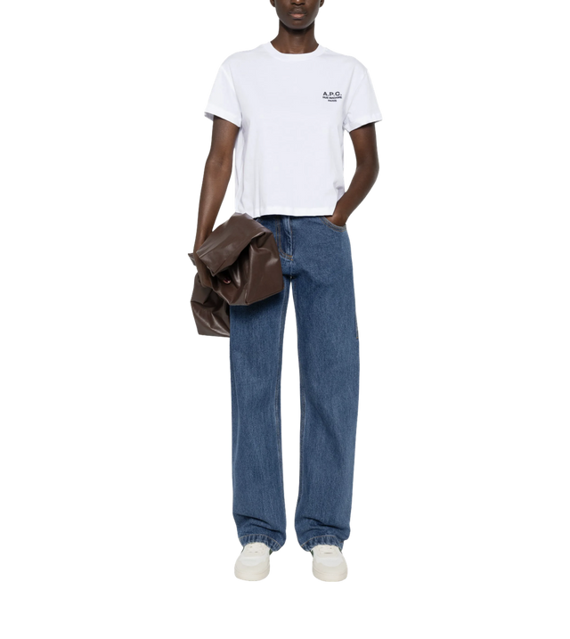 T-Shirt mit Logo-Stickerei