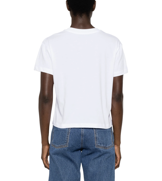 T-Shirt mit Logo-Stickerei