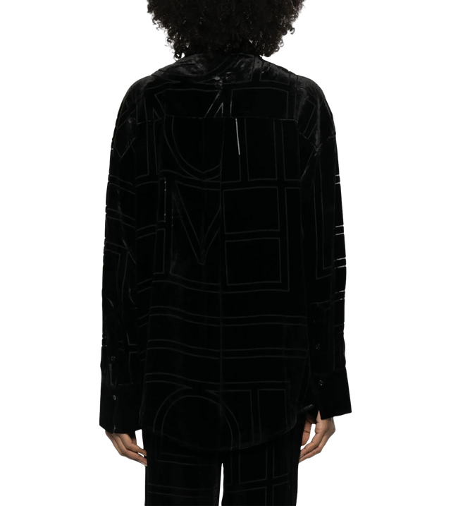 Oversized devoré Velvet shirt