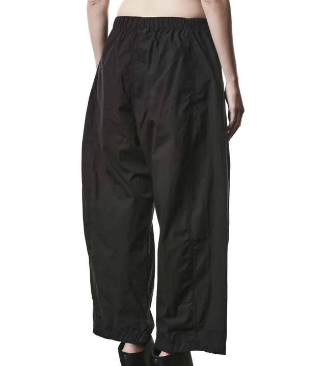 Cropped Barrel-Leg-Hose aus Baumwolle