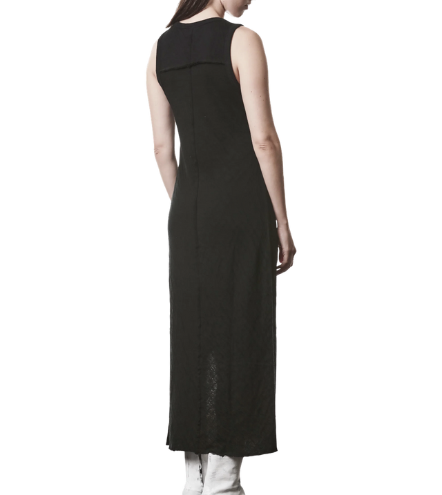 Langkleid mit Rundhalsausschnitt