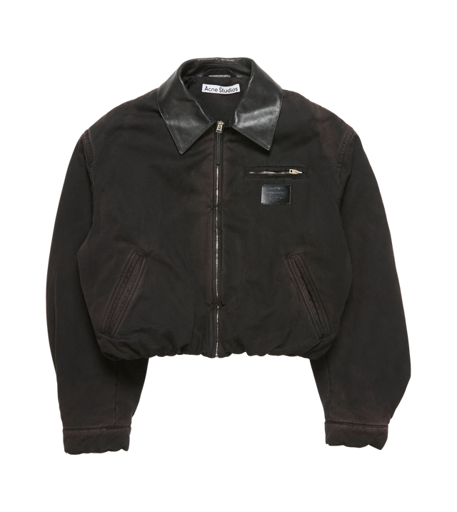 Bomber-Blousonjacke aus Baumwolltwill