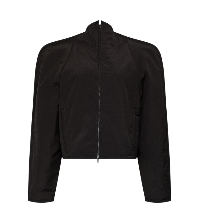 Cropped-Jacke mit Reißverschluss