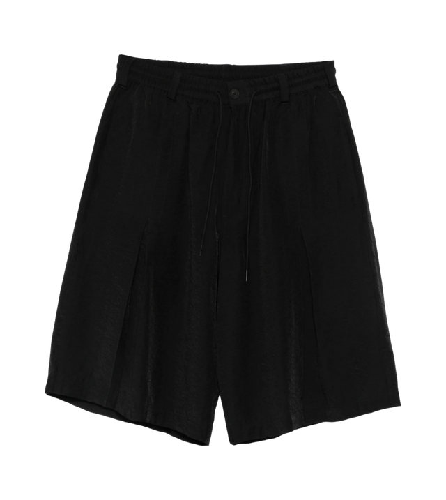 Plissierte Shorts mit Kordelzug