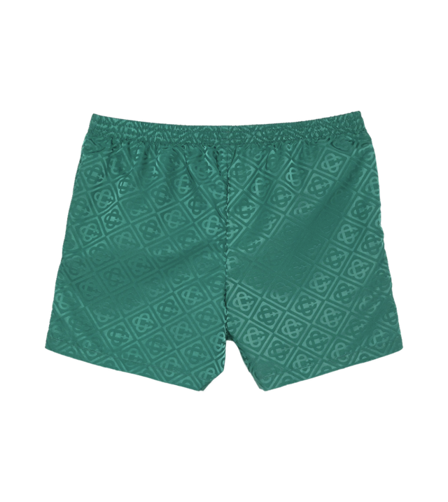 Badeshorts mit Jacquardmuster