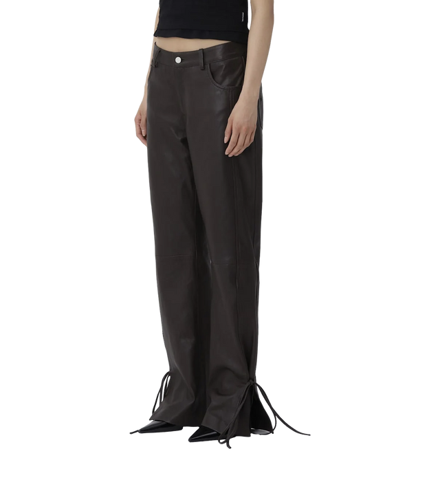 Bella String Leather Pants