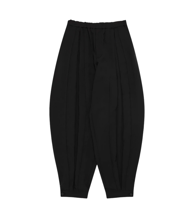 Black CDG Plissierte Ballonhose