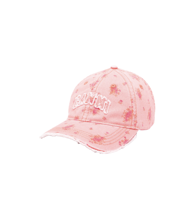 Baseballkappe mit Blumen-Print