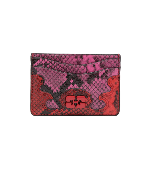 Kartenetui mit Schlangen-Optik