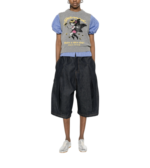 Pullunder mit grafischem Print