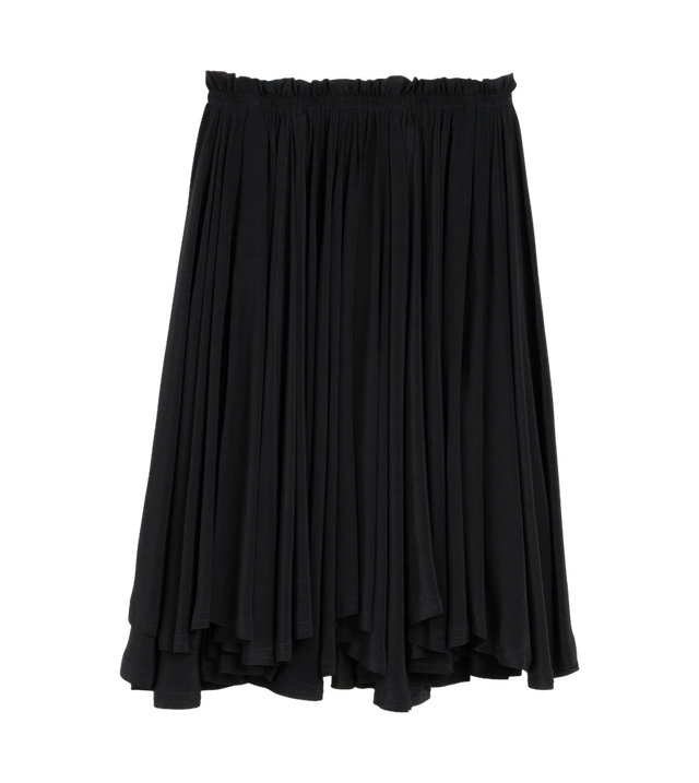 Corolla-Midirock aus Seiden-Crêpe-de-Chine-Mischung