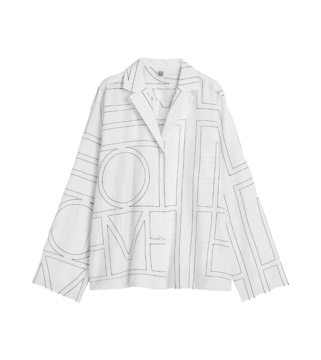 Pyjama-Oberteil mit Monogramm