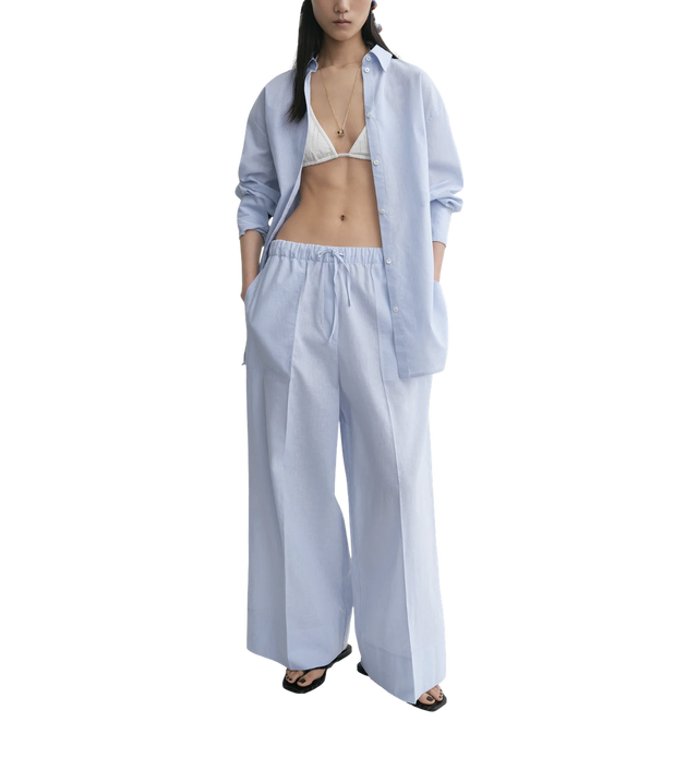 Weite Sommerhose aus Bio-Baumwolle