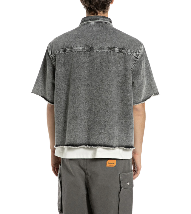 kurzes Jeans Hemd