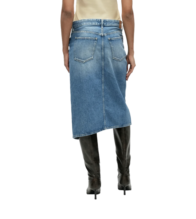 Asymmetrischer Jeansrock