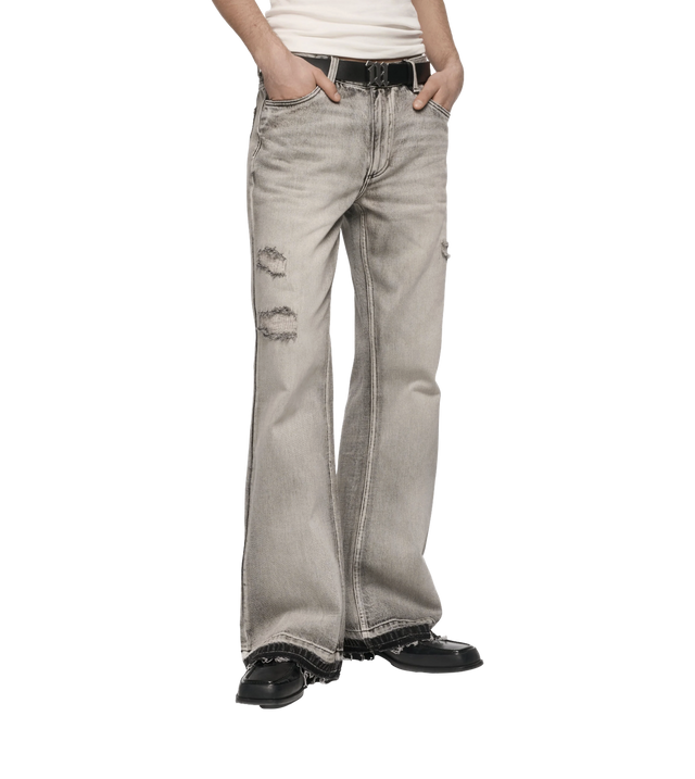 Charcoal Bootcut Denim Jeans