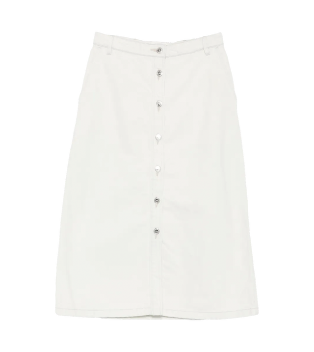 Jupe Longue Button-Down Midi Rock