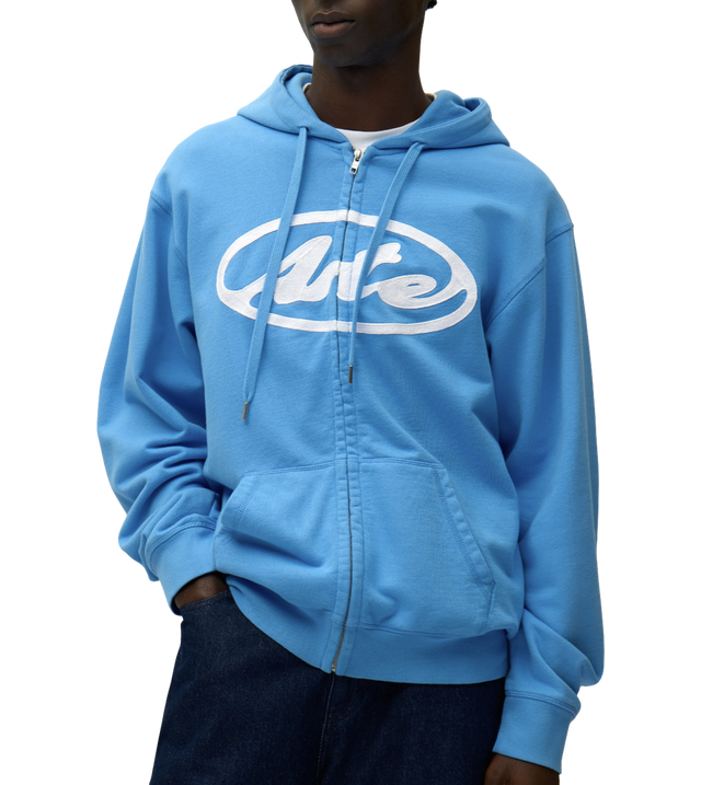Circle Logo Kapuzenjacke mit Reißverschluss