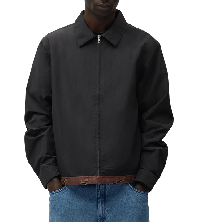 Hemdjacke mit Reißverschluss