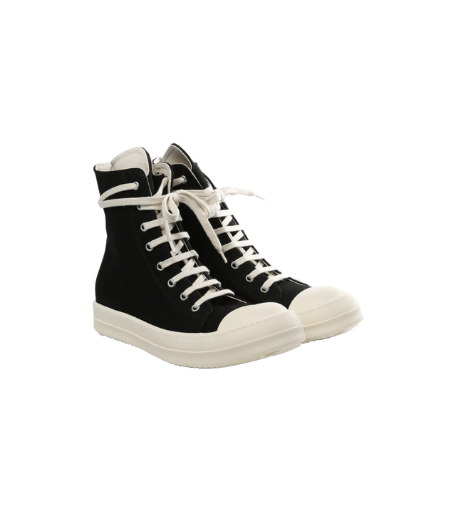 Denim hohe Sneakers