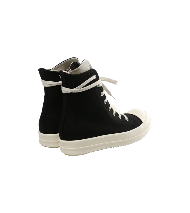 Denim hohe Sneakers