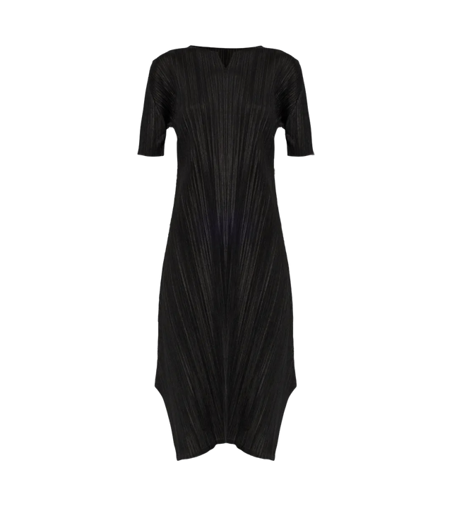 Asymmetrisches V-neck Kleid