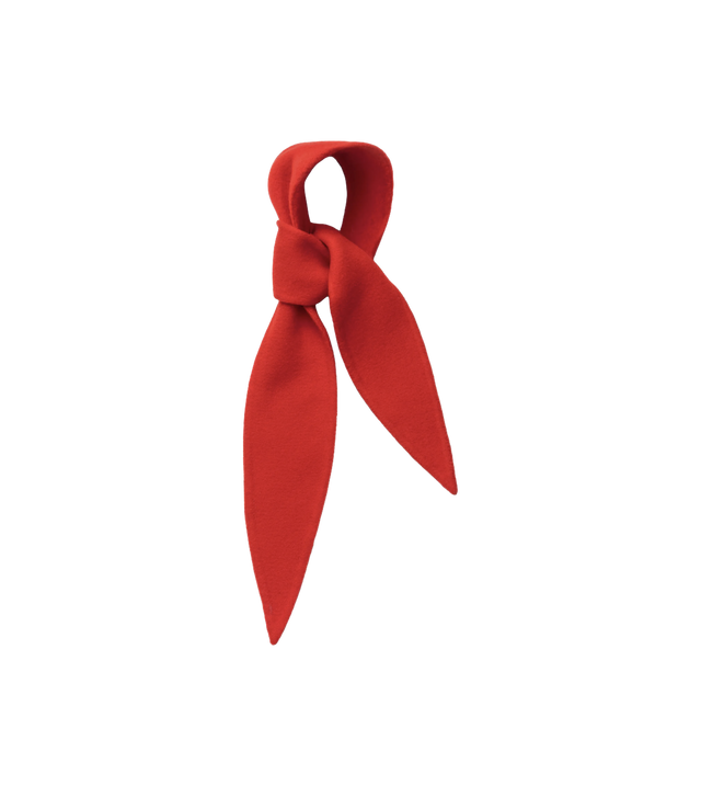 roter Schal
