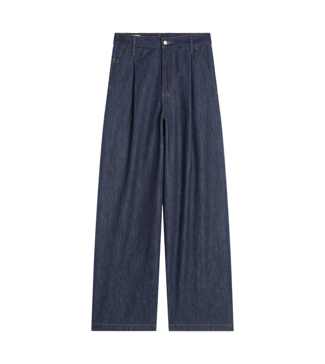 Pleated Jeans