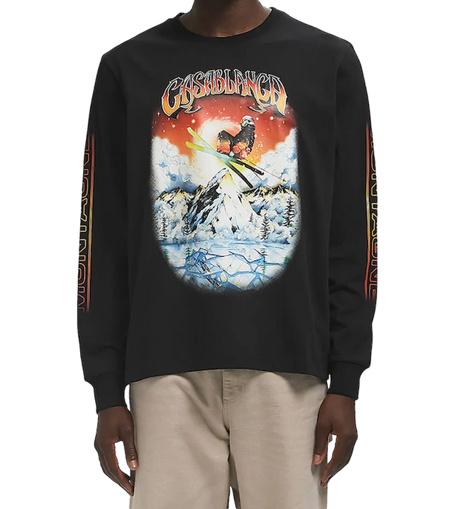 SKI PRINTED LONG SLEEVE TEE