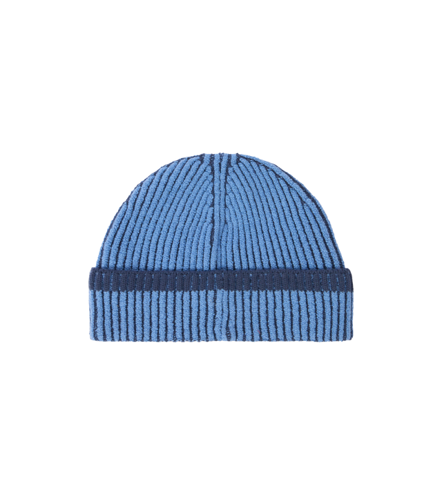 Gerippte Beanie mit Logo