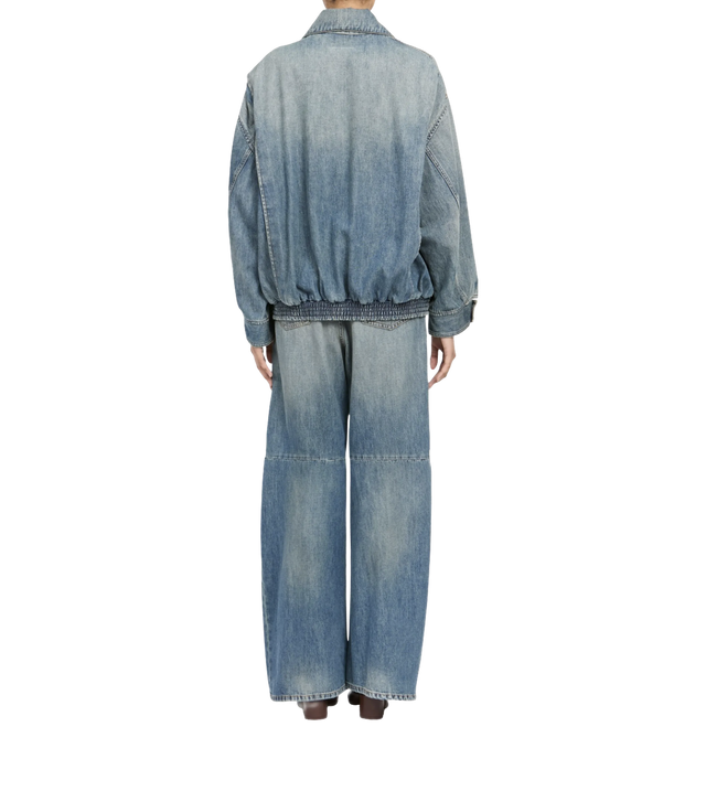 Jeansjacke mit Reißverschluss