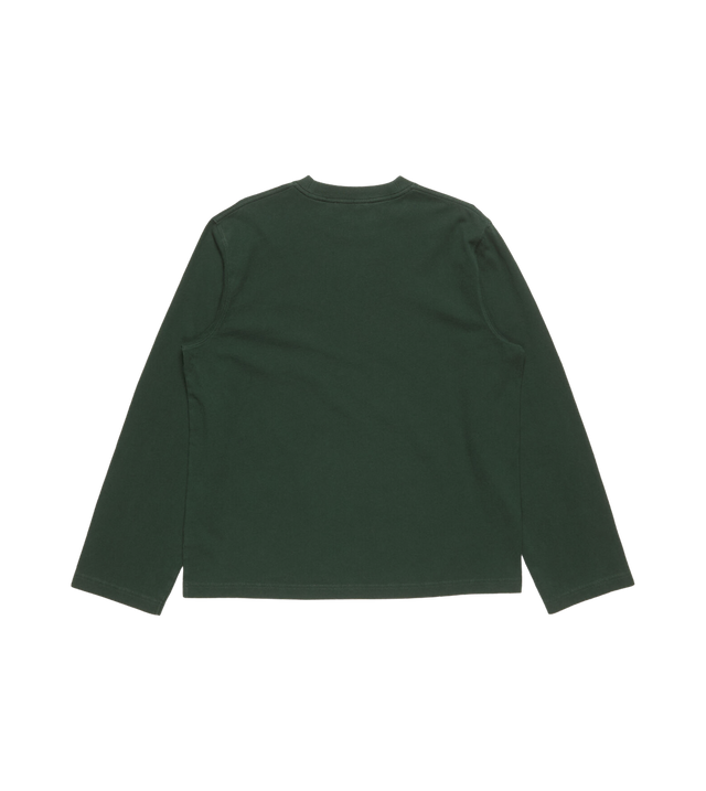 Langärmliges Jersey-Shirt mit Logostickerei