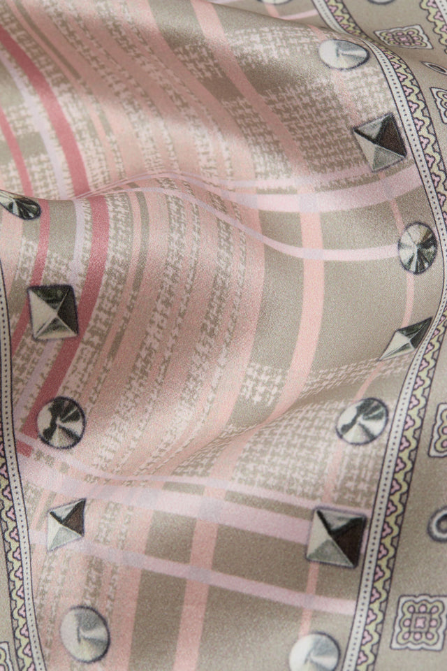 Bandana aus Seide mit Karomuster
