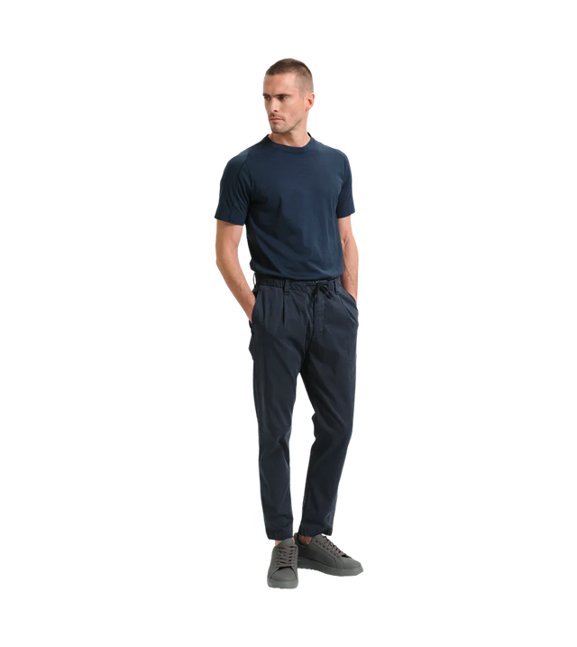 Chino-Hose im Loose Fit mit Elastikbund