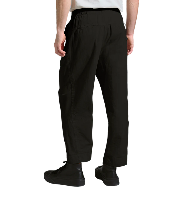 Oversize-Cropped-Hose aus Baumwoll-Leinen