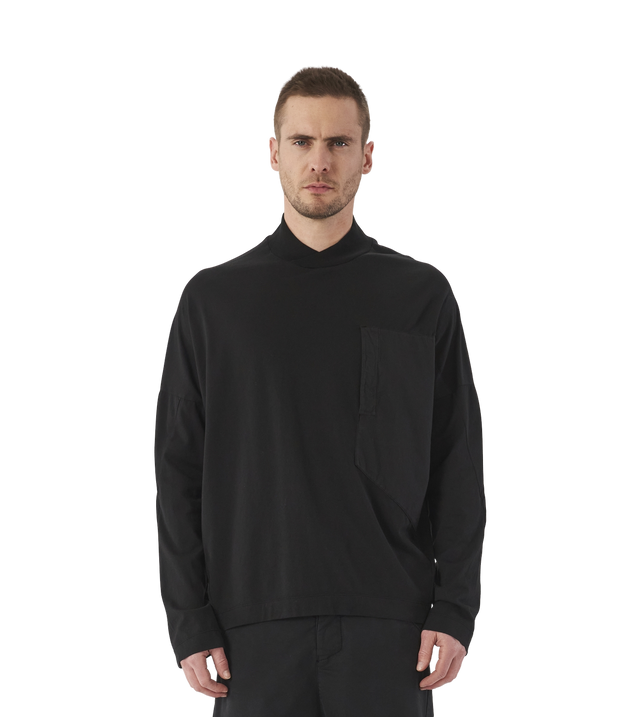 Longsleeve mit aufgestezter Tasche