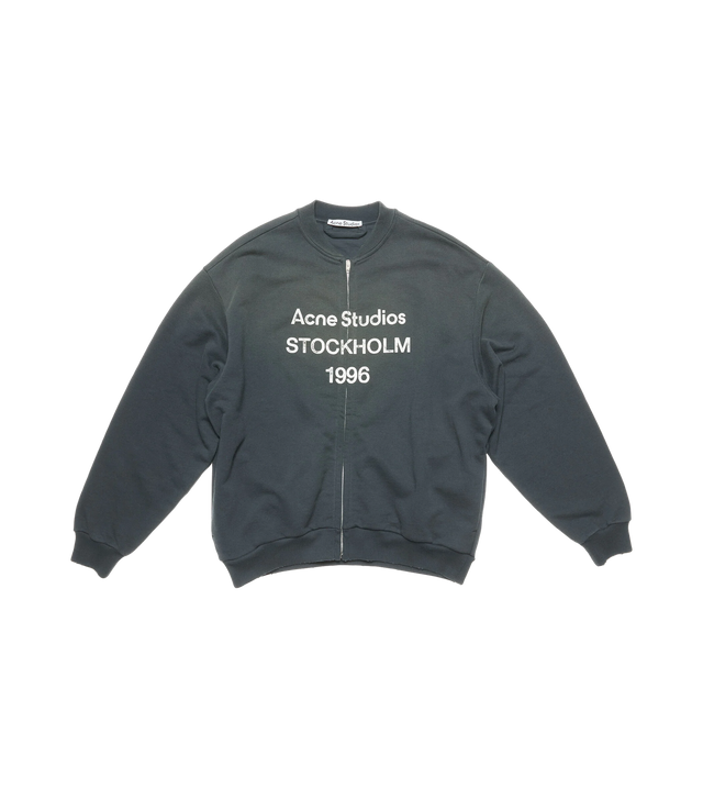Zip-Jacke mit Logo-Print