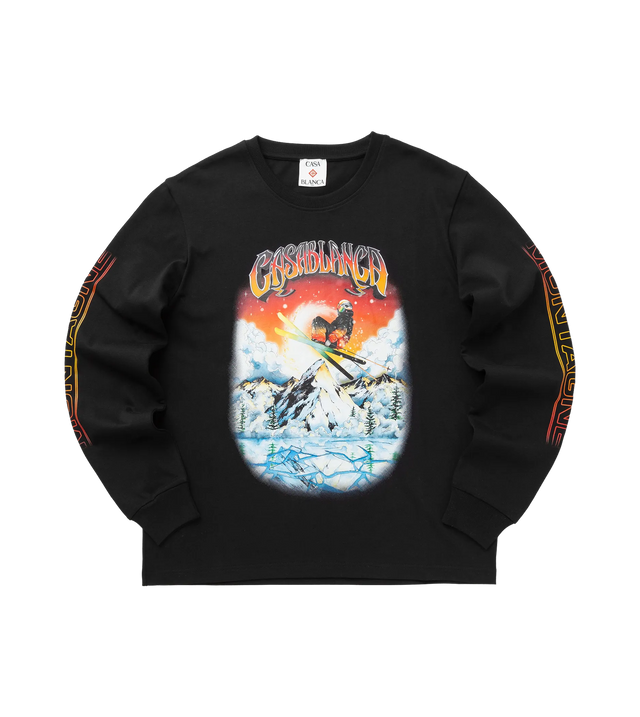 SKI PRINTED LONG SLEEVE TEE