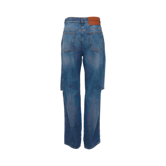 Bootcut Jeans mit Cut-Out-Knees
