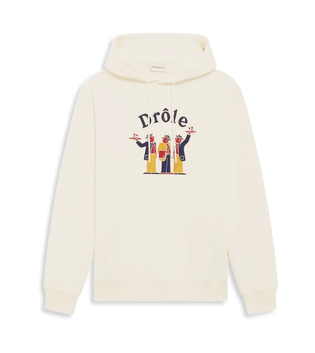 Hoodie mit Crillon-Stickerei