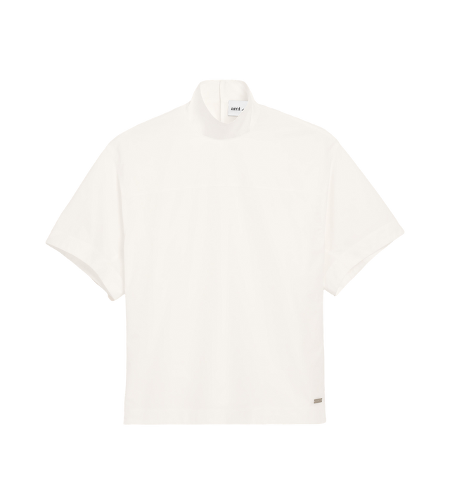 T-Shirt mit Stehkragen