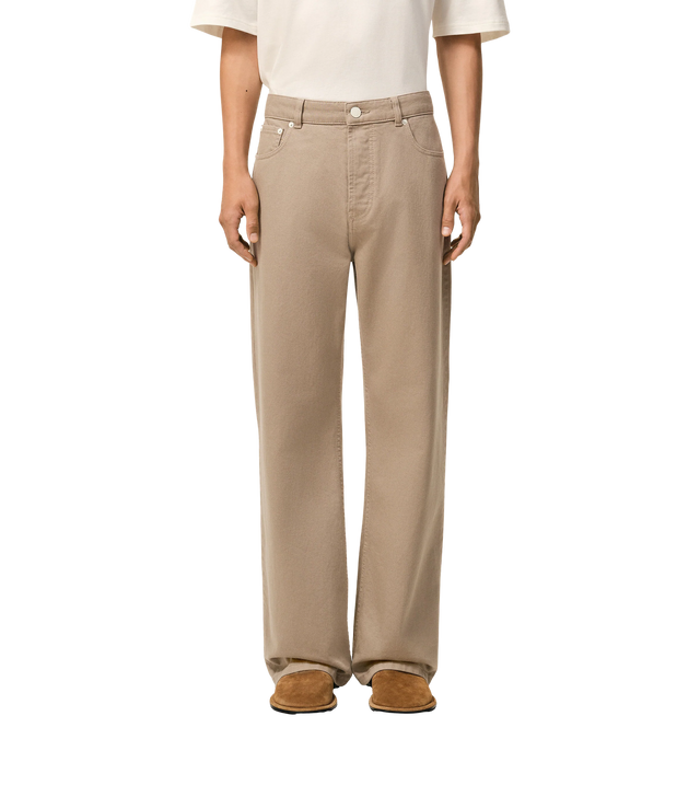 Baumwolljeans mit Oversized Passform