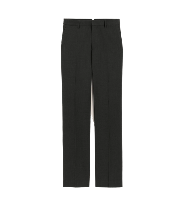 Straight-Fit-Hose aus leichtem Wolltwill