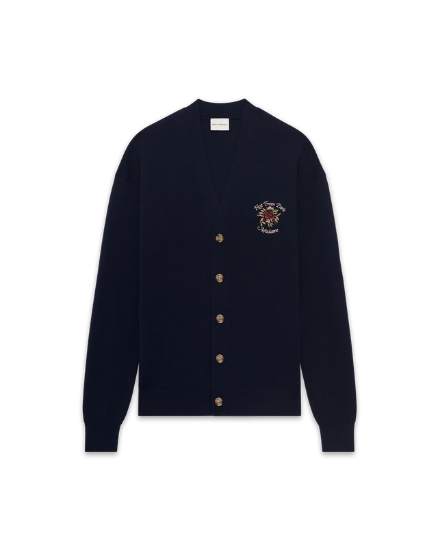 Le Cardigan Slogan Rose