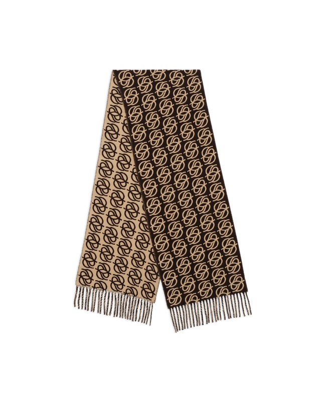 Schal mit Monogramm