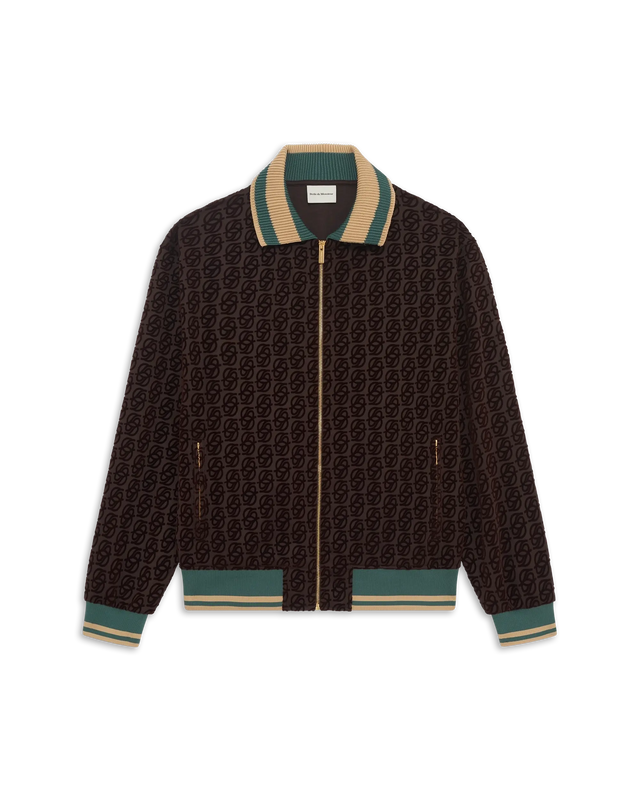 Trainingsjacke mit Monogramm