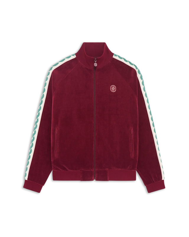 Samt-Trainingsjacke