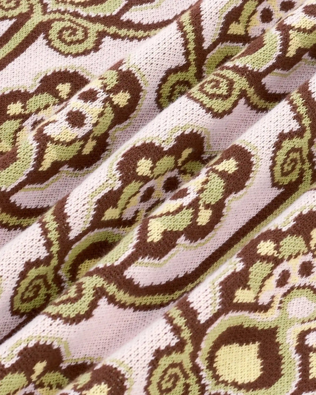 Polo Maille Tapisserie Florale