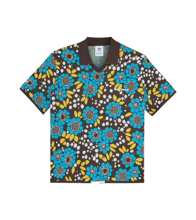 Poloshirt mit Blumenprint