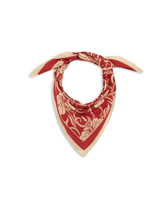 Monogramm Hibiskus Tuch